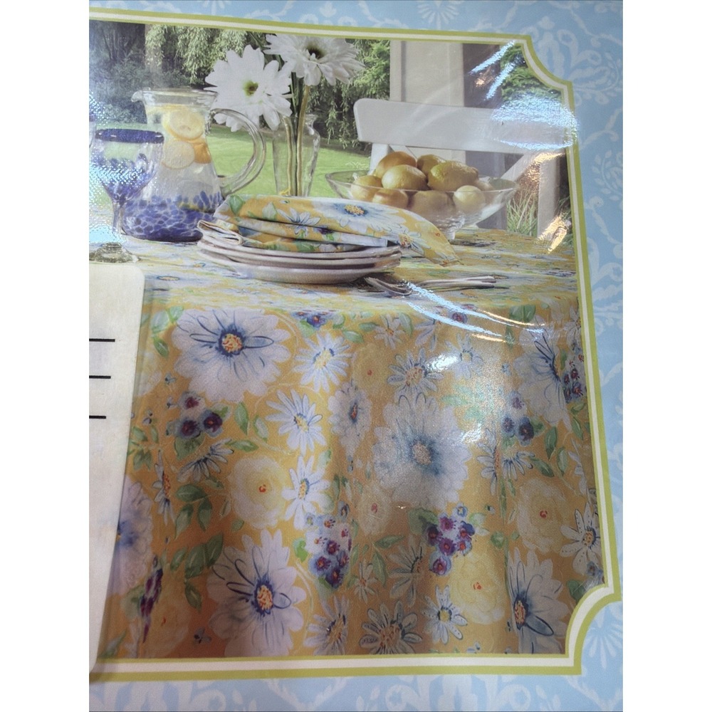 Lenox Eden FloOblong 60" X 120"  Dena Tablecloth - Spring Summme Easter  NWT 551